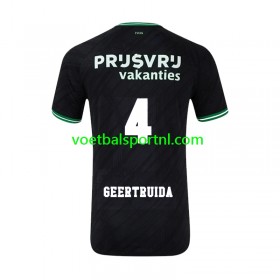 Feyenoord Rotterdam Lutsharel Geertruida 4 Uit Shirt 2024-25